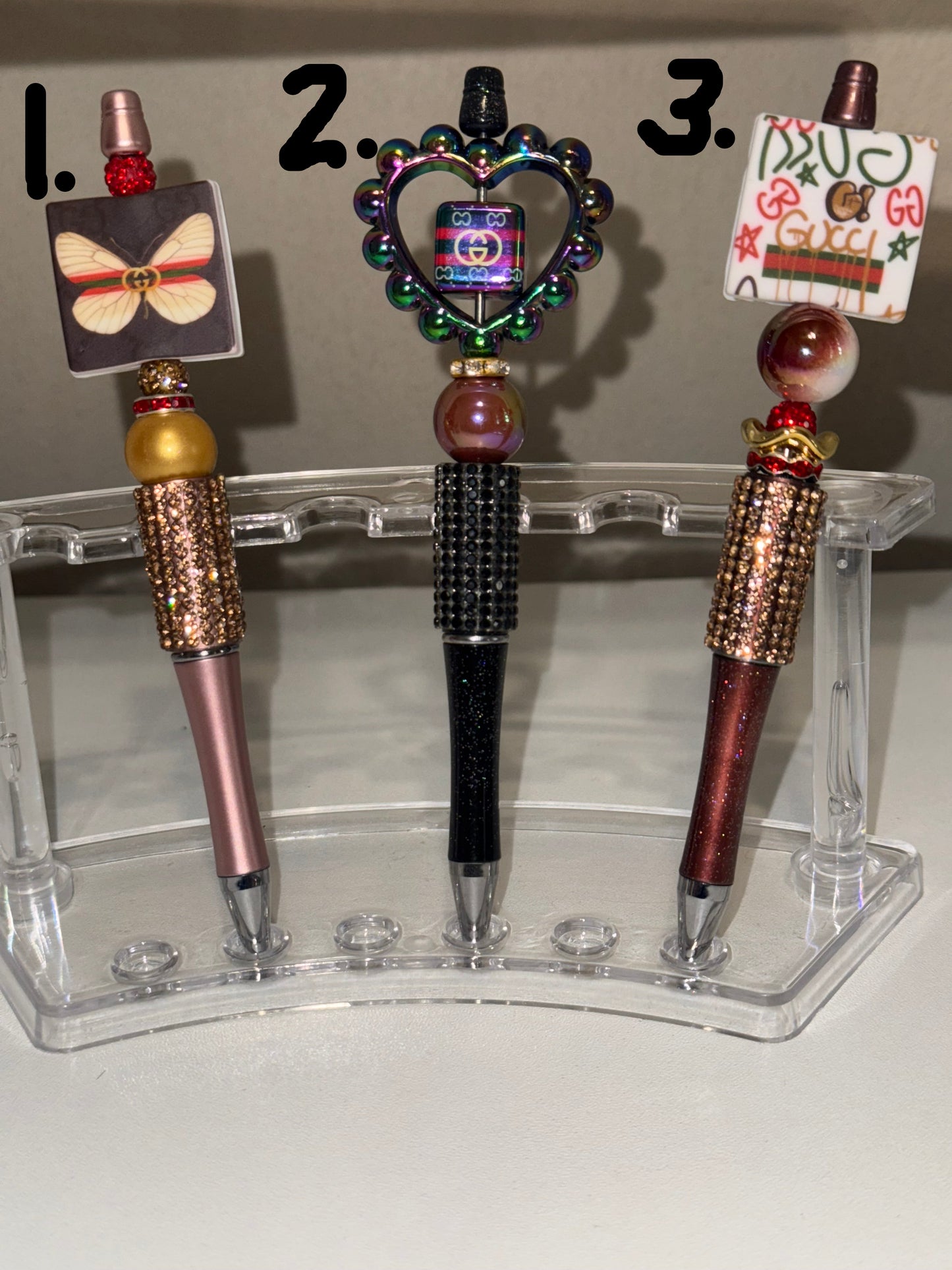 Gucci Inspired Beaded Focal Pens