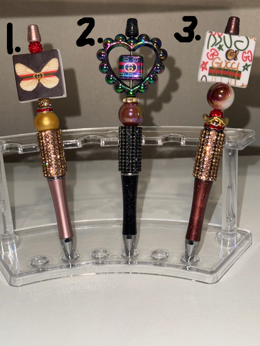 Gucci Inspired Beaded Focal Pens