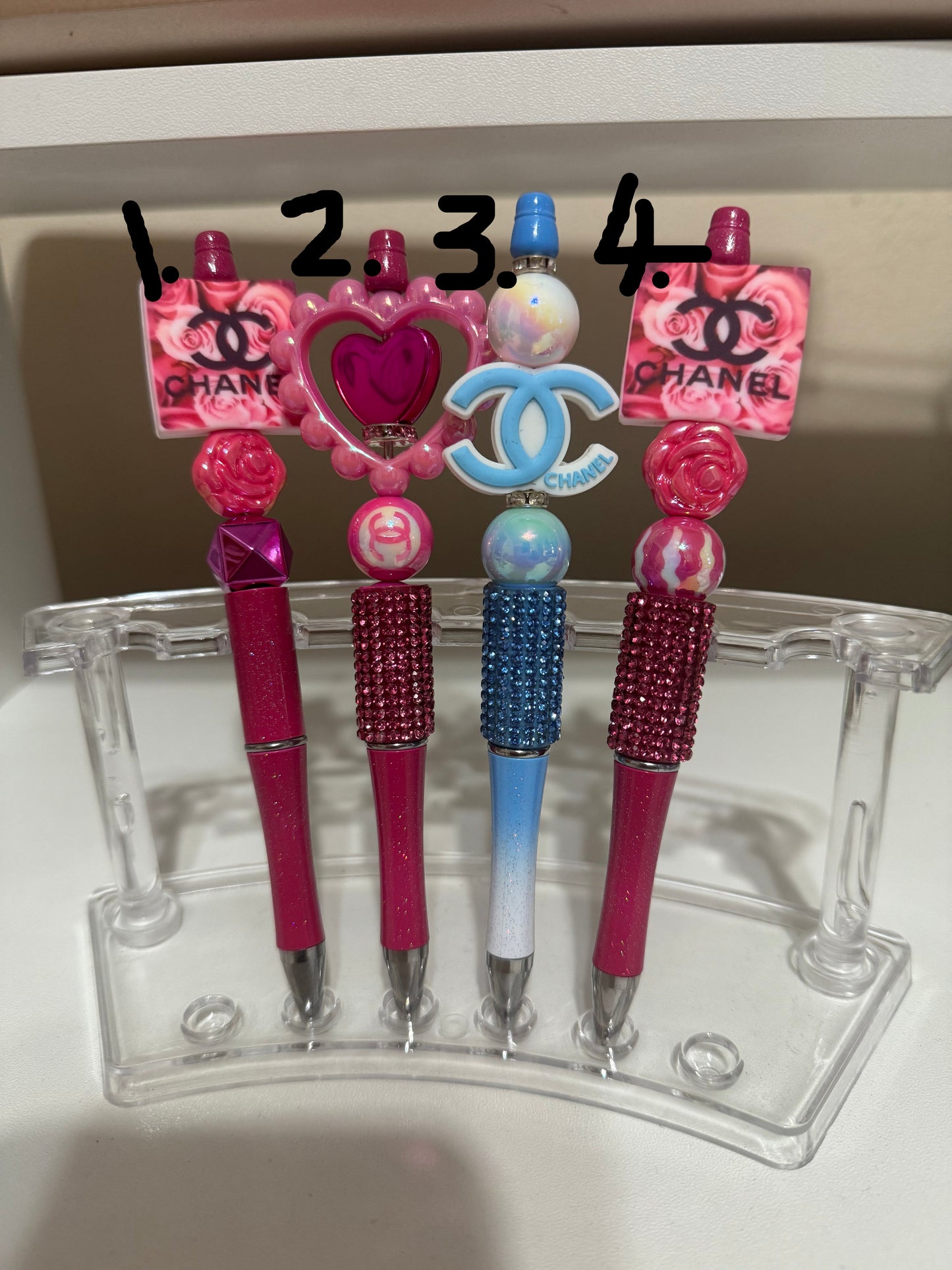 CC Inspired Focal Beaded Pens